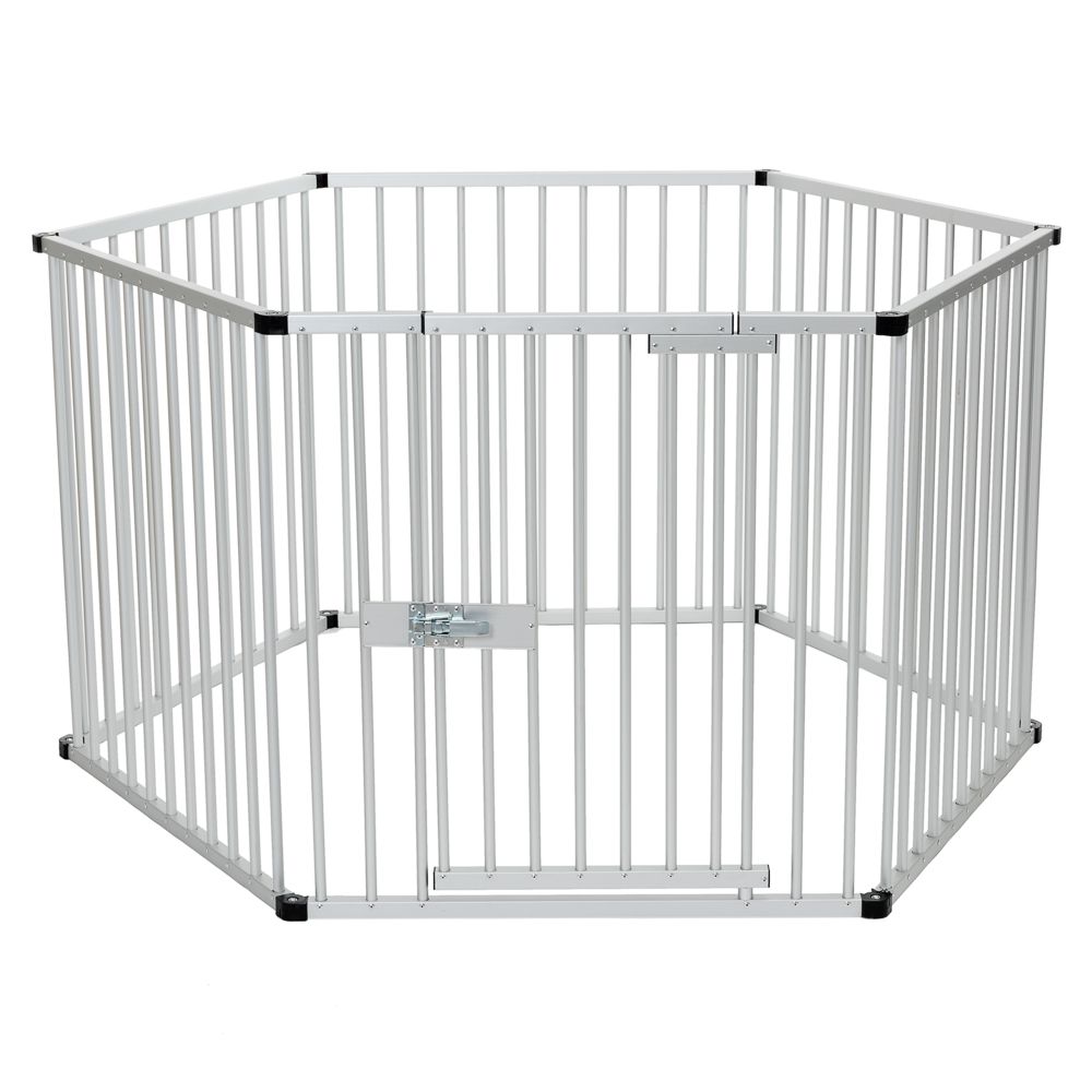Aluminium Puppy Playpen 6 Fencing Units 80 x 80cm (W x H)