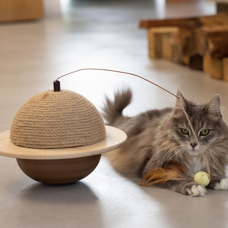 Designed by Lotte Wiggly Scratching Ball for Cats diameter 29.5cm