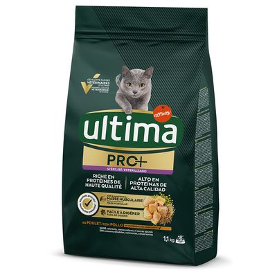 Ultima Cat PRO+ Sterilised - Chicken 1.1kg