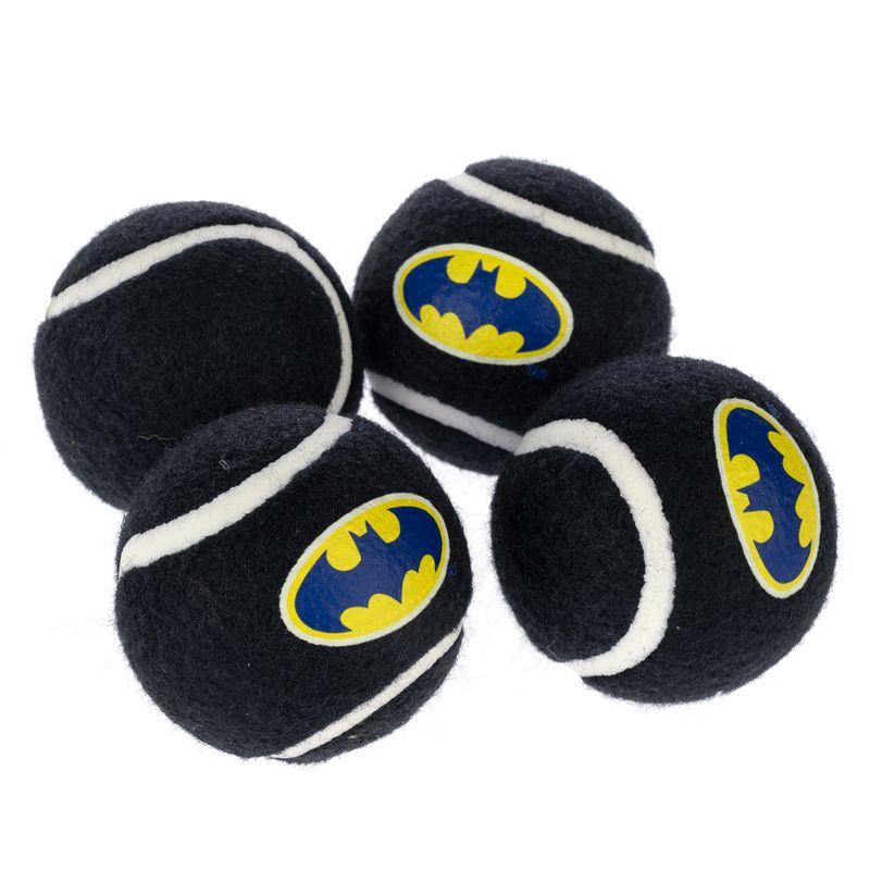 Warner Bros™ DC Batman Tennis Ball Set Set of 4 (each diameter 6.3cm)