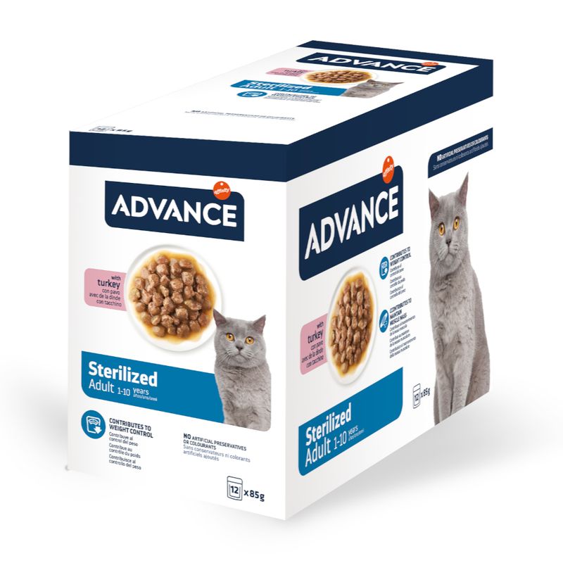 24 x 85g Advance Wet Cat Food - 20 + 4 Free! * Adult Chicken (24 x 85g)