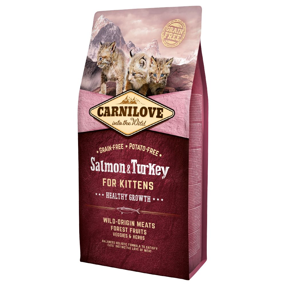 Carnilove Salmon & Turkey for Kittens Healthy Growth 2 x 6 kg