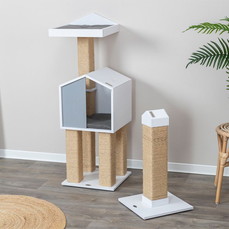 Trixie BE NORDIC Cat Scratching Post White