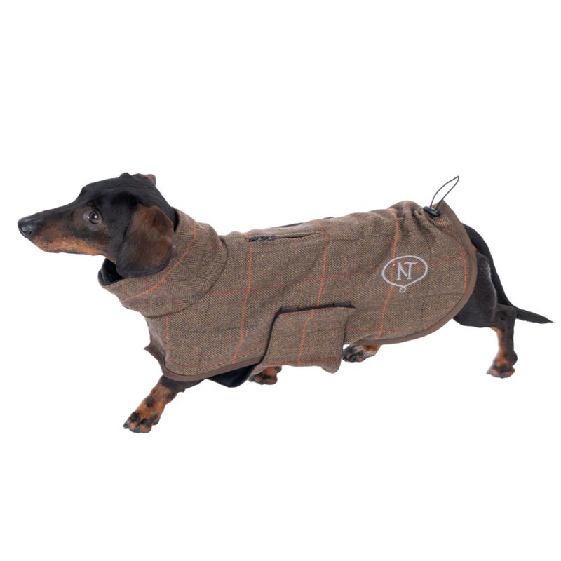 Nomad Tales Bloom Tartan Dog Coat Back length: approx. 35cm