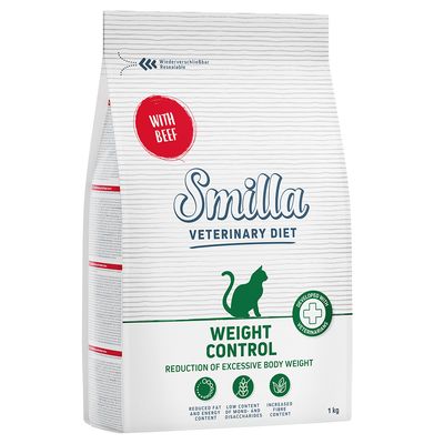 Smilla Veterinary Diet Weight Control Beef 1kg