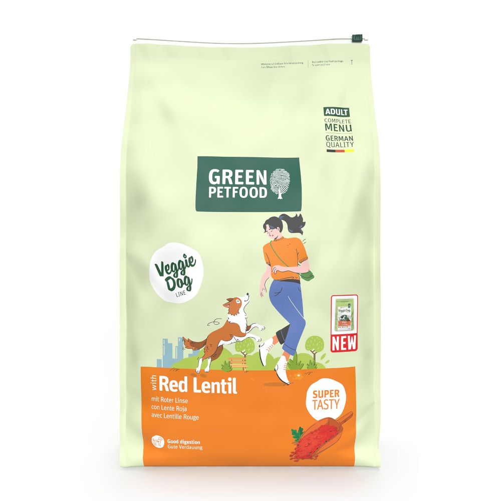 Green Petfood Veggie Dog with Red Lentil 10kg