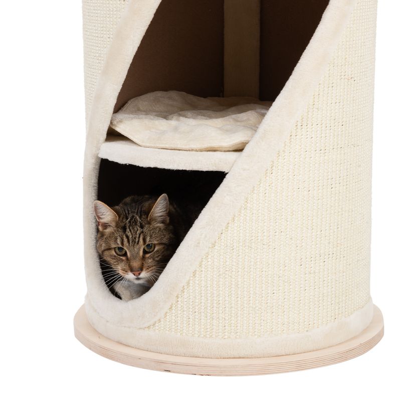 Natural Paradise Scratching Barrel - Sunflower Cream