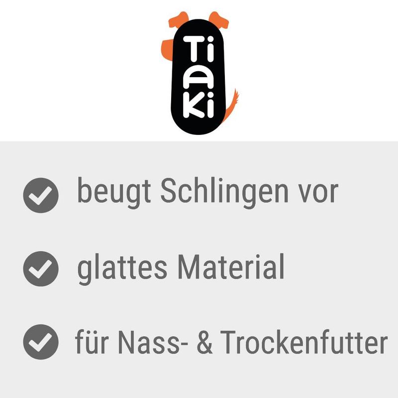 TIAKI Slow Feeder Blue Hexagon 450 ml