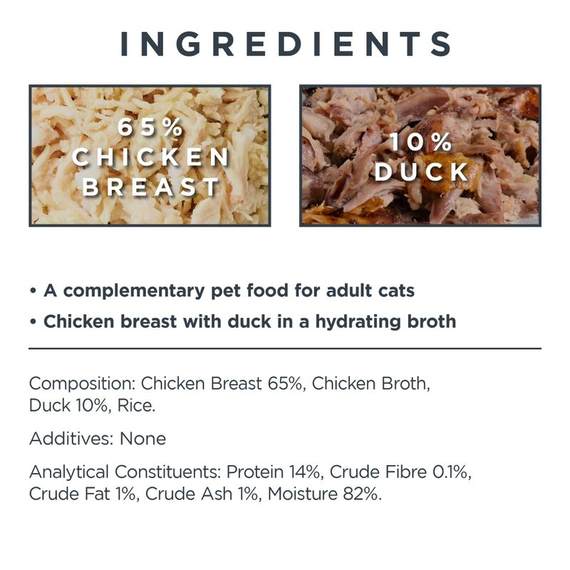 Encore Cat Broth Pouch 16 x 70g Chicken with Brown Rice