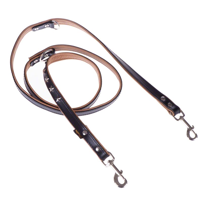 Heim Leather Dog Lead - Stars 200cm