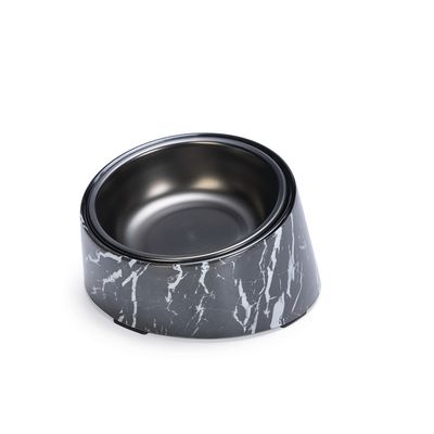 Designed by Lotte Vita Melamine Cat Bowl – Black 2 x 160ml, 13.5cm (diameter)