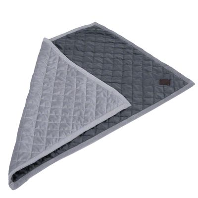 Velvet Snuggle Blanket - Granite Grey 100 x 70 cm (L x W)