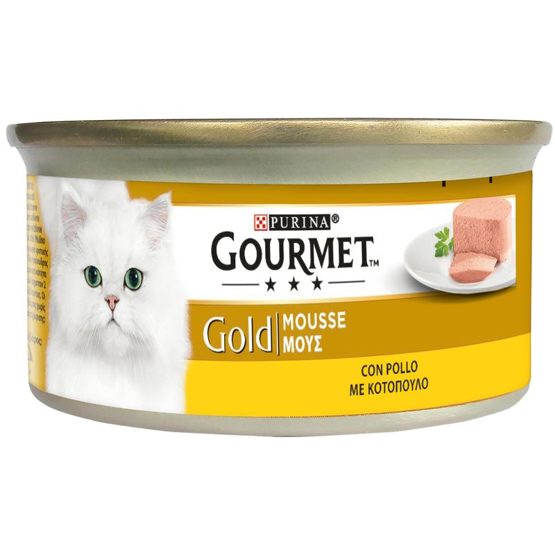 Gourmet Gold Mousse 24 x 85 g wet food for cats Rabbit