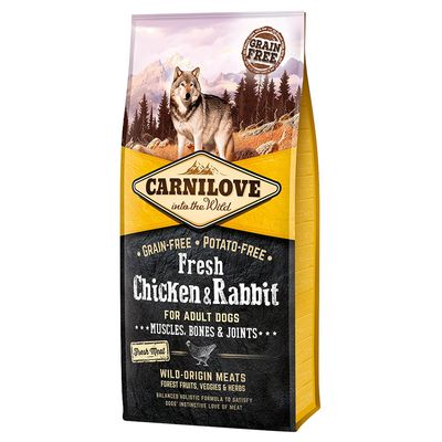Carnilove Fresh Adult chicken, rabbit for dogs 12 kg