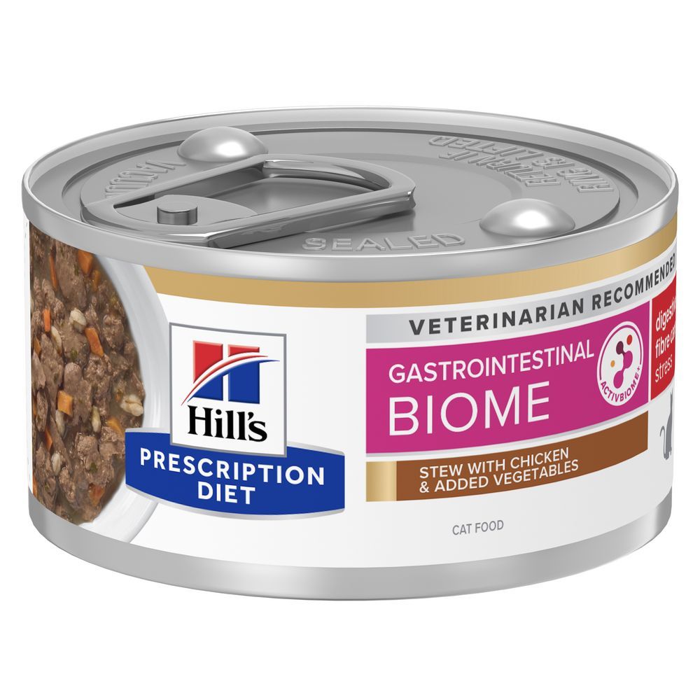 Hill's Prescription Diet Feline Gastrointestinal Biome Stress - Chicken 24 x 82g