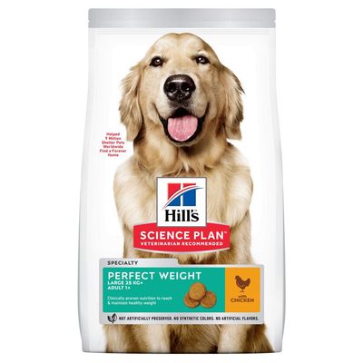 Hill's Science Plan Adult 1+ Perfect Weight Large Breed with Chicken 12kg
