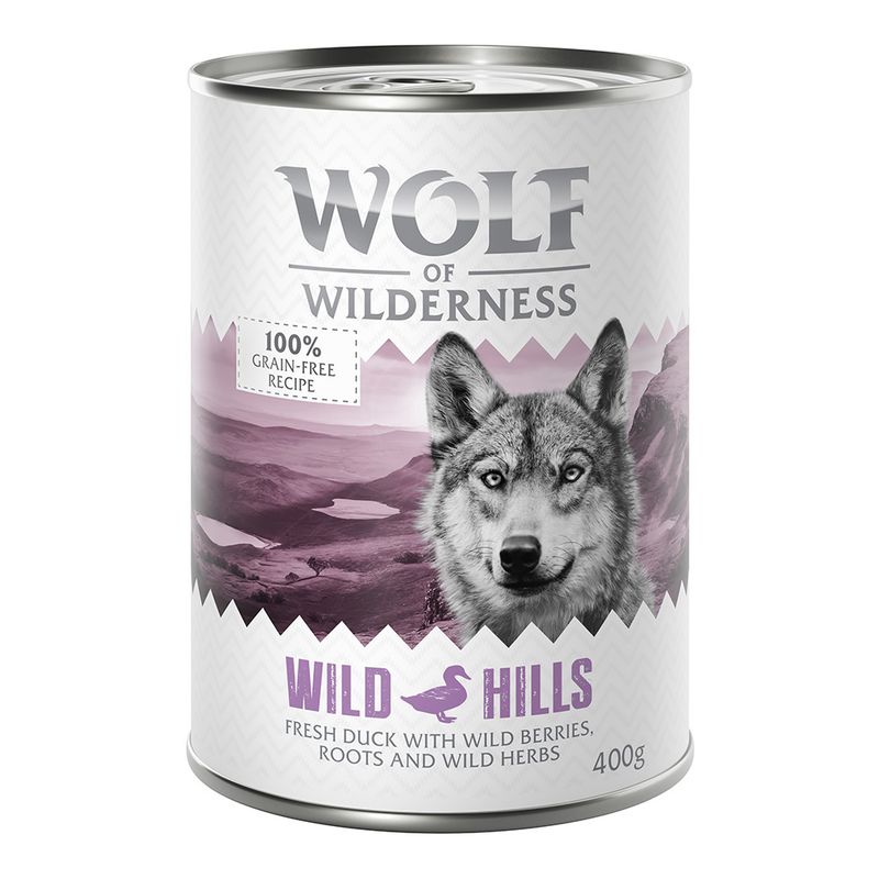 Wolf of Wilderness Adult Single Protein 6 x 400g Mixed Pack 1 (3 Varieties)