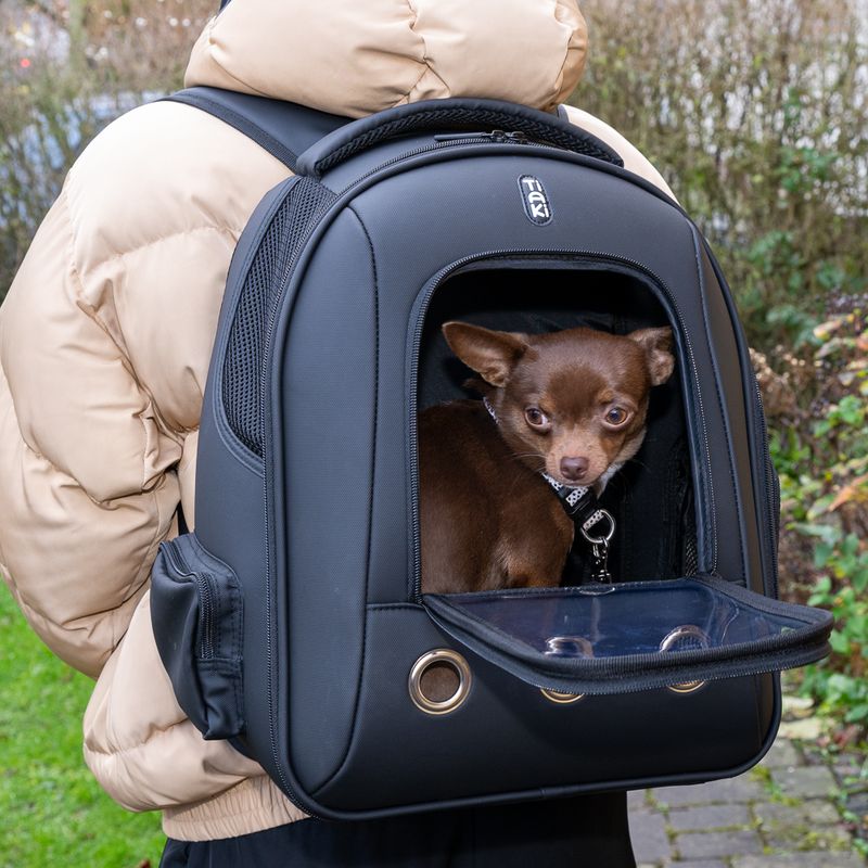 TIAKI Pet Backpack with Window 42 x 26 x 35 cm (L x W x H)