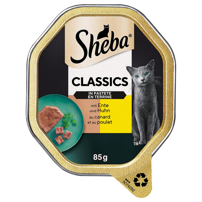 Sheba Varieties 22 x 85g Classic Duck & Chicken