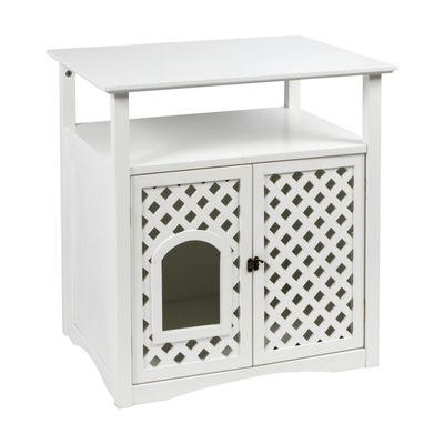 Kerbl Pet Cat Cabinet Helena White