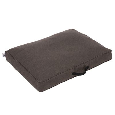 TIAKI Dog Mattress Memory Foam, brown S: L 80 x W 60 x H 17 cm
