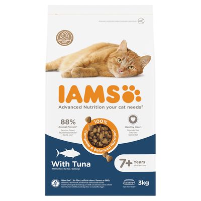 IAMS Advanced Nutrition Senior Cat 7+ with Tuna 3kg
