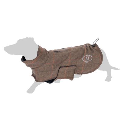 Nomad Tales Bloom Tartan Dog Coat Back length: approx. 35cm