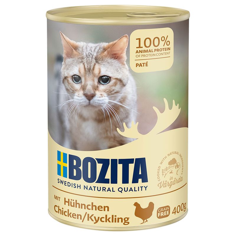 Bozita Canned Food Saver Pack 24 x 400g Beef Pâté