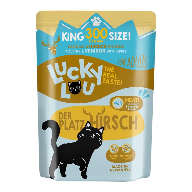 Lucky Lou Adult Saver Pack 24 x 300g Poultry & Rabbit