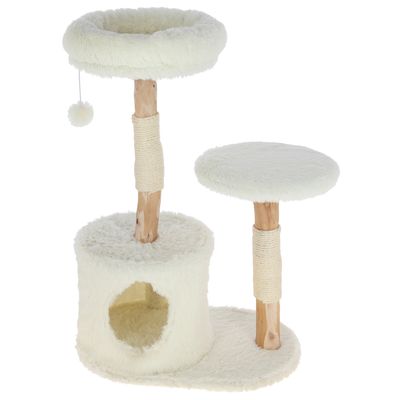 Kerbl Pet Scratching Post Lucia White