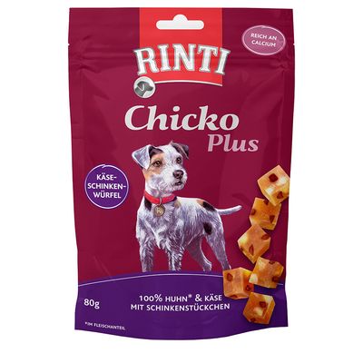 RINTI Chicko Plus Cheese & Ham Cubes 80 g