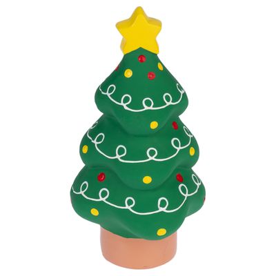 TIAKI Christmas Tree Latex Dog Toy 9 x 18cm (diameter x L)