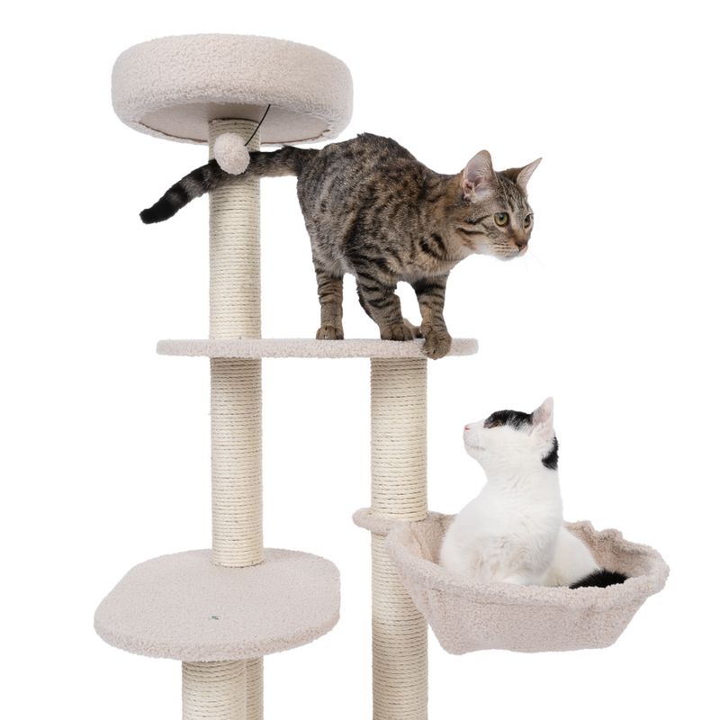 TIAKI Shearly Cat Tree Beige