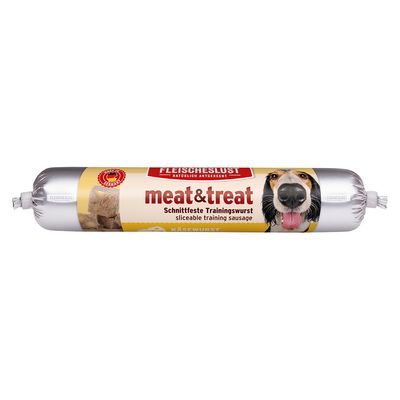 Fleischeslust meat & treat Sliceable Training Sausage Saver Pack: Poultry (6 x 80g)