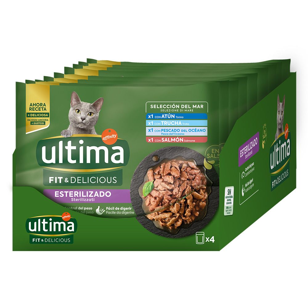 Ultima Cat Sterilised 48 x 85g Meat Selection