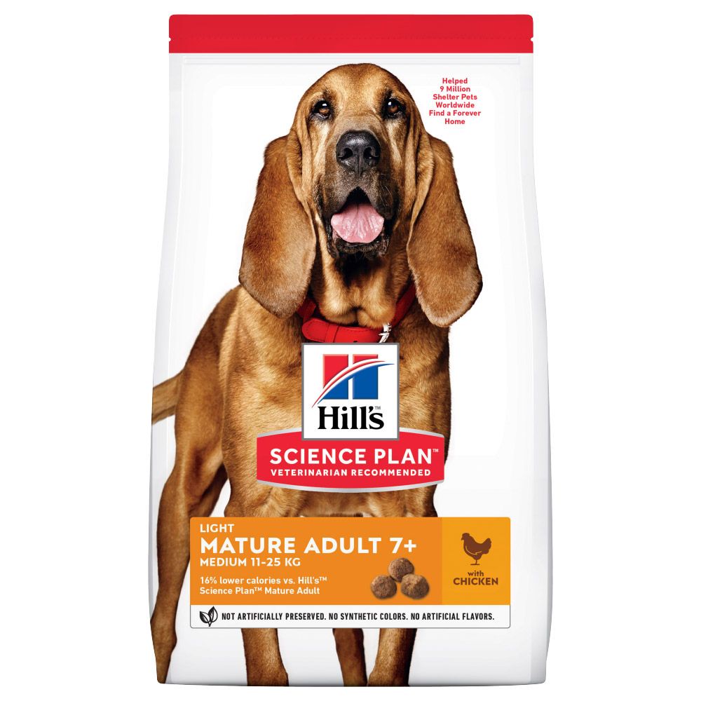 Hill’s Science Plan Mature Adult 7+ Light Medium with Chicken 2.5kg