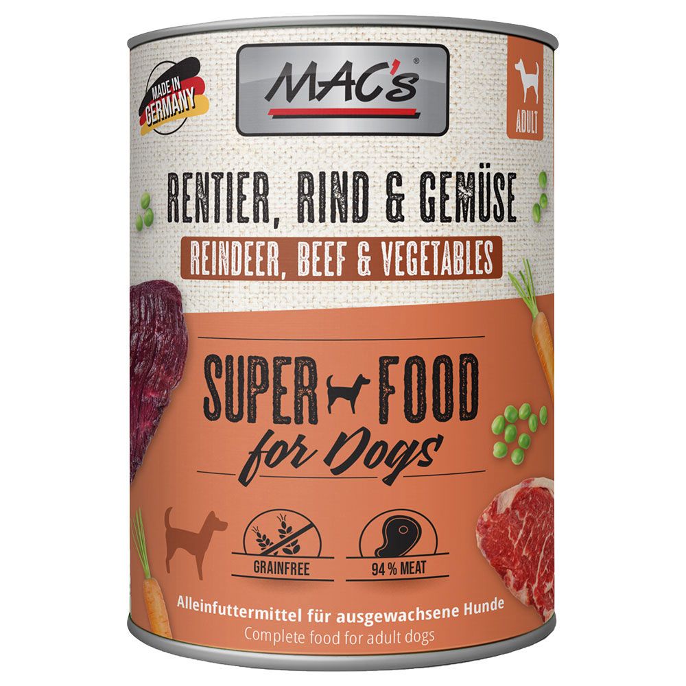 MAC's Adult 6 x 800g Beef Jowel & Carrots