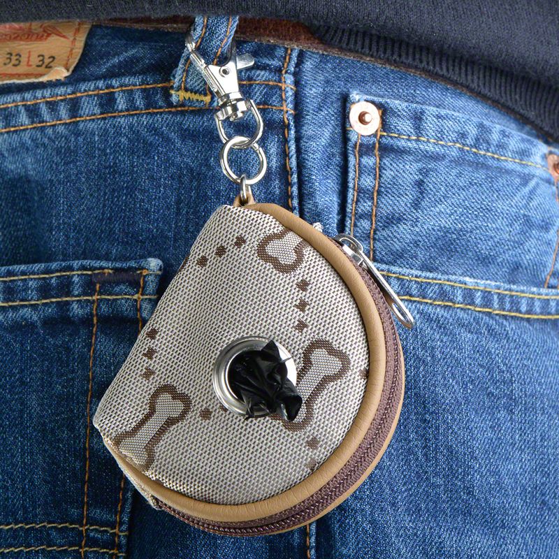 Dog Poop Bag Dispenser – bone pattern Dispenser with bags