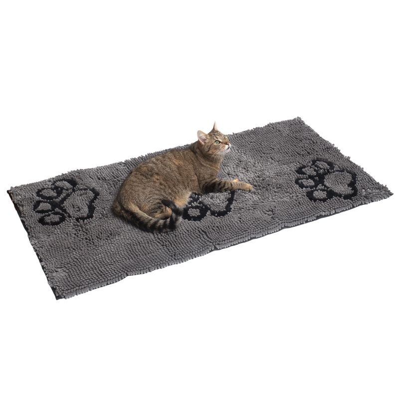 Frinchillo Dirt Control Pet Mat - Grey 120 x 60 cm (L x W)
