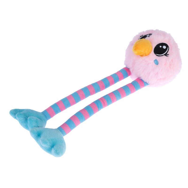 TIAKI Pink Chicken Long-Legs Dog Toy 30cm