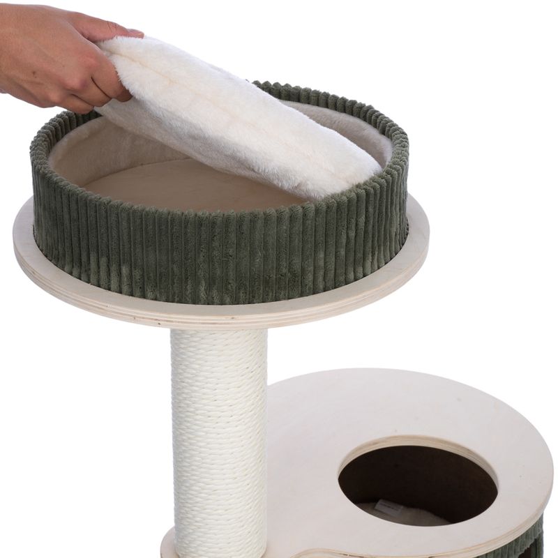 Modern Living Helsinki Scratching Tree S Army Green/Cream