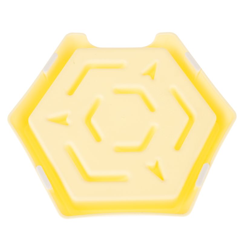 TIAKI Slow Feeder Yellow Hexagon 450 ml