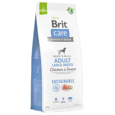 Brit Care Dog Sustainable Adult Large Breed Chicken & Insects Economy Pack: 2 x 12kg