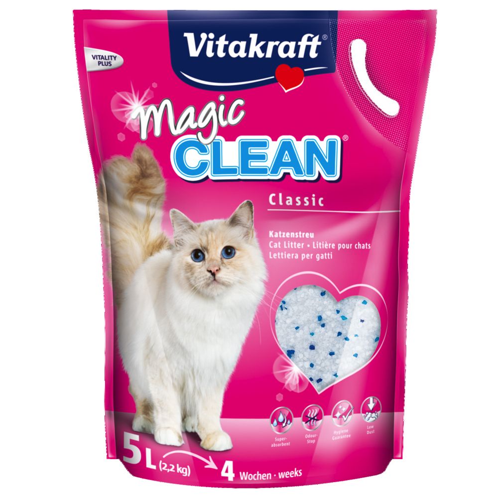 Vitakraft Magic Clean Silica Cat Litter 5l