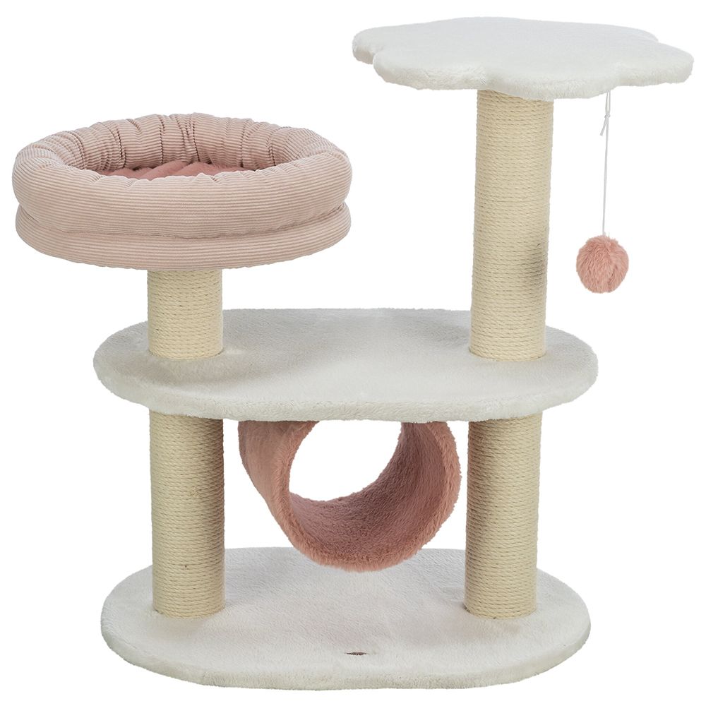 Trixie Isabella Scratching Post White / Dusky Pink