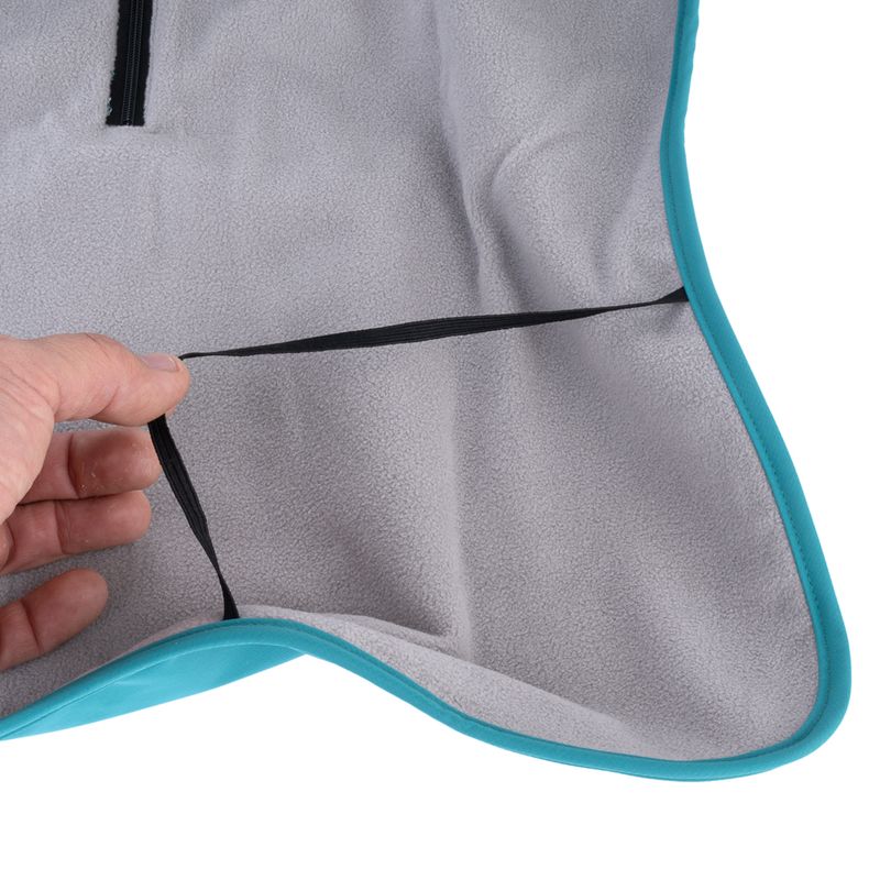 TIAKI Dog Raincoat - Teal approx. 30cm (Back Length)