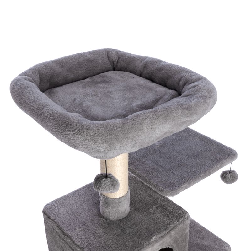 zooplus Basics Scratching Tree - Large Grey