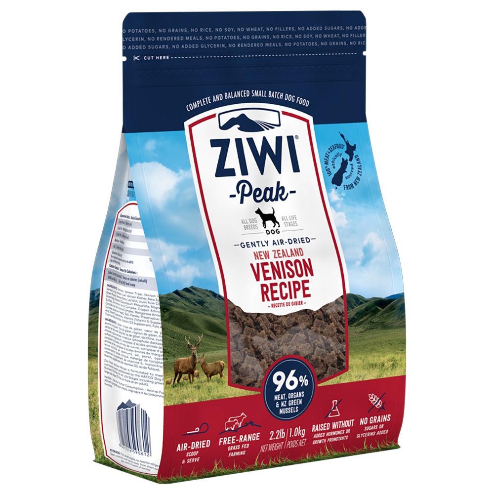 Ziwi Peak Air Dried Deer Economy package: 4 x 1 kg
