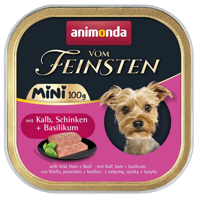 animonda vom Feinsten Adult Mini Saver Pack 64 x 100g Poultry, Salmon & Dill