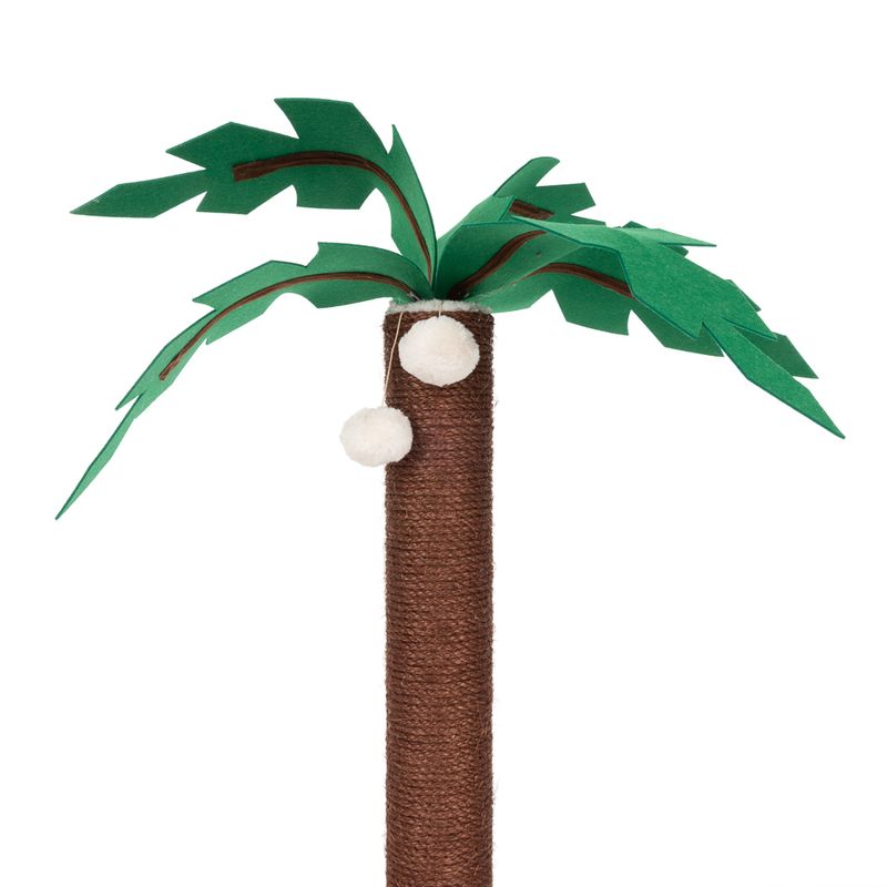 Coco Palm Scratching Post Brown / Cream